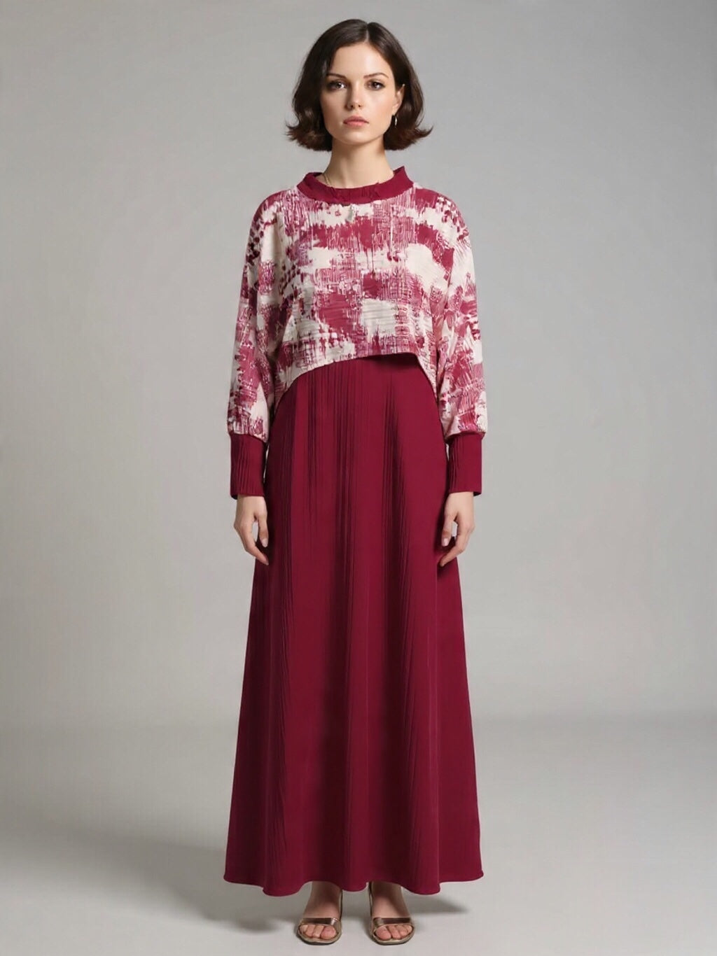 Modern Grace Two-Piece Dress