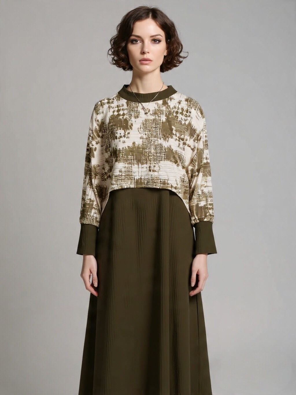 Modern Grace Two-Piece Dress