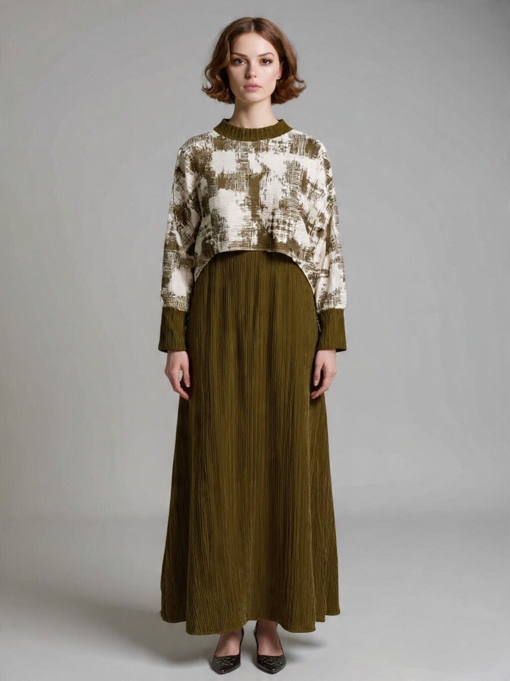 Modern Grace Two-Piece Dress