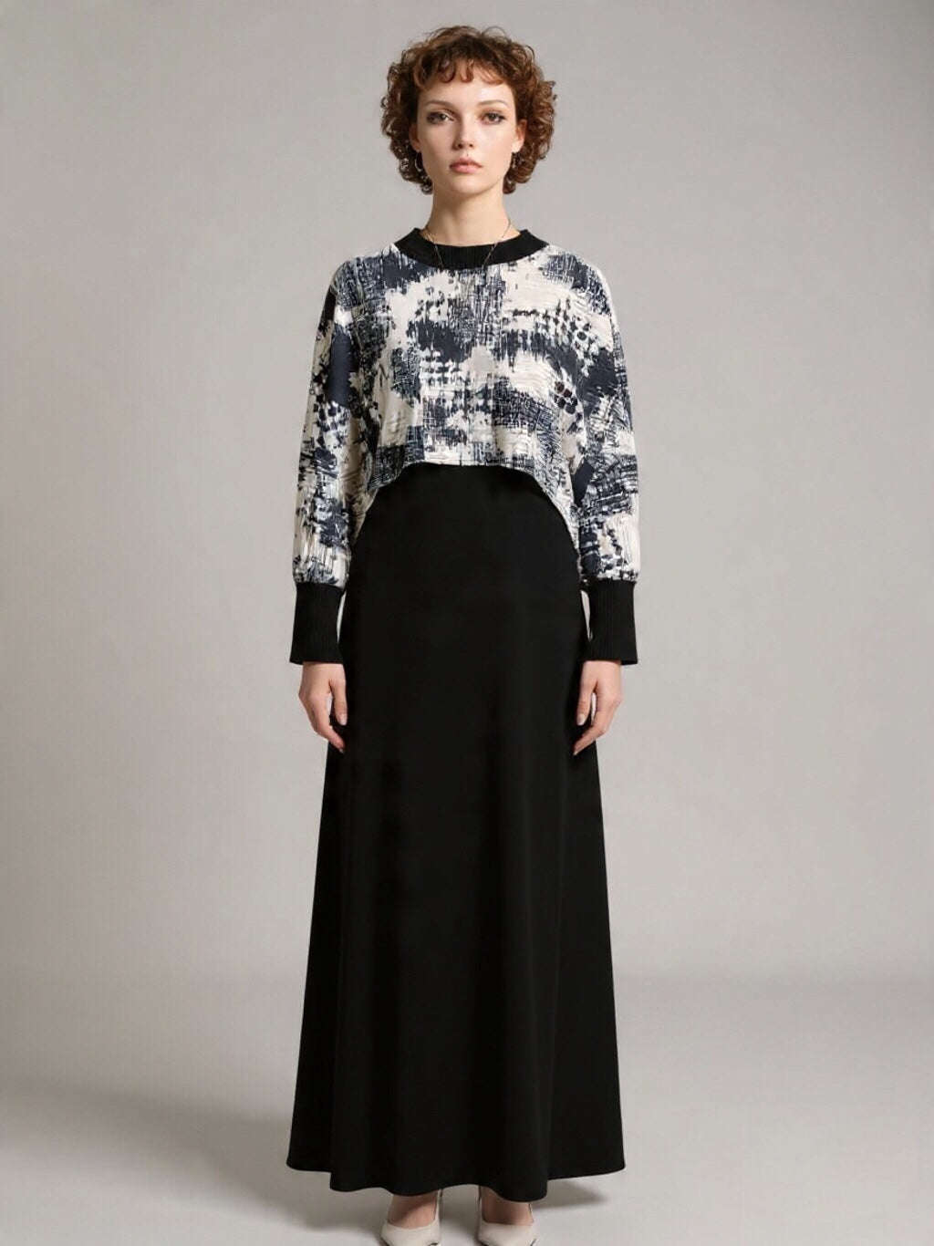 Modern Grace Two-Piece Dress