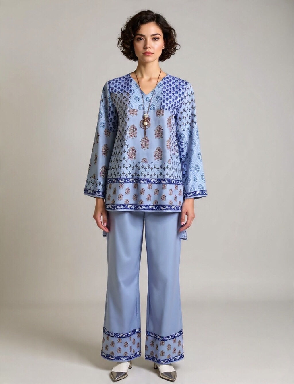 Floral Pattern Co-Ord Suit