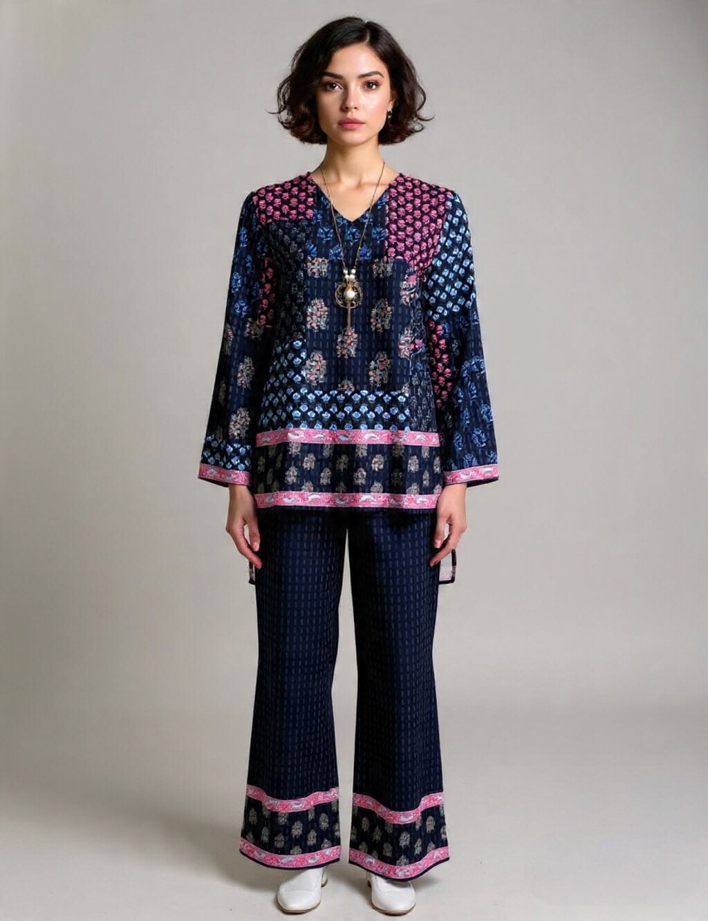 Floral Pattern Co-Ord Suit