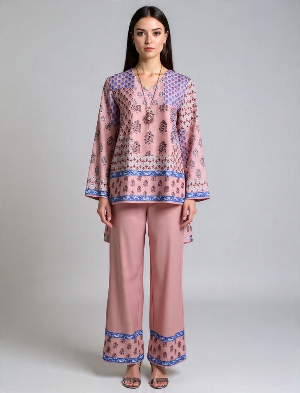 Floral Pattern Co-Ord Suit