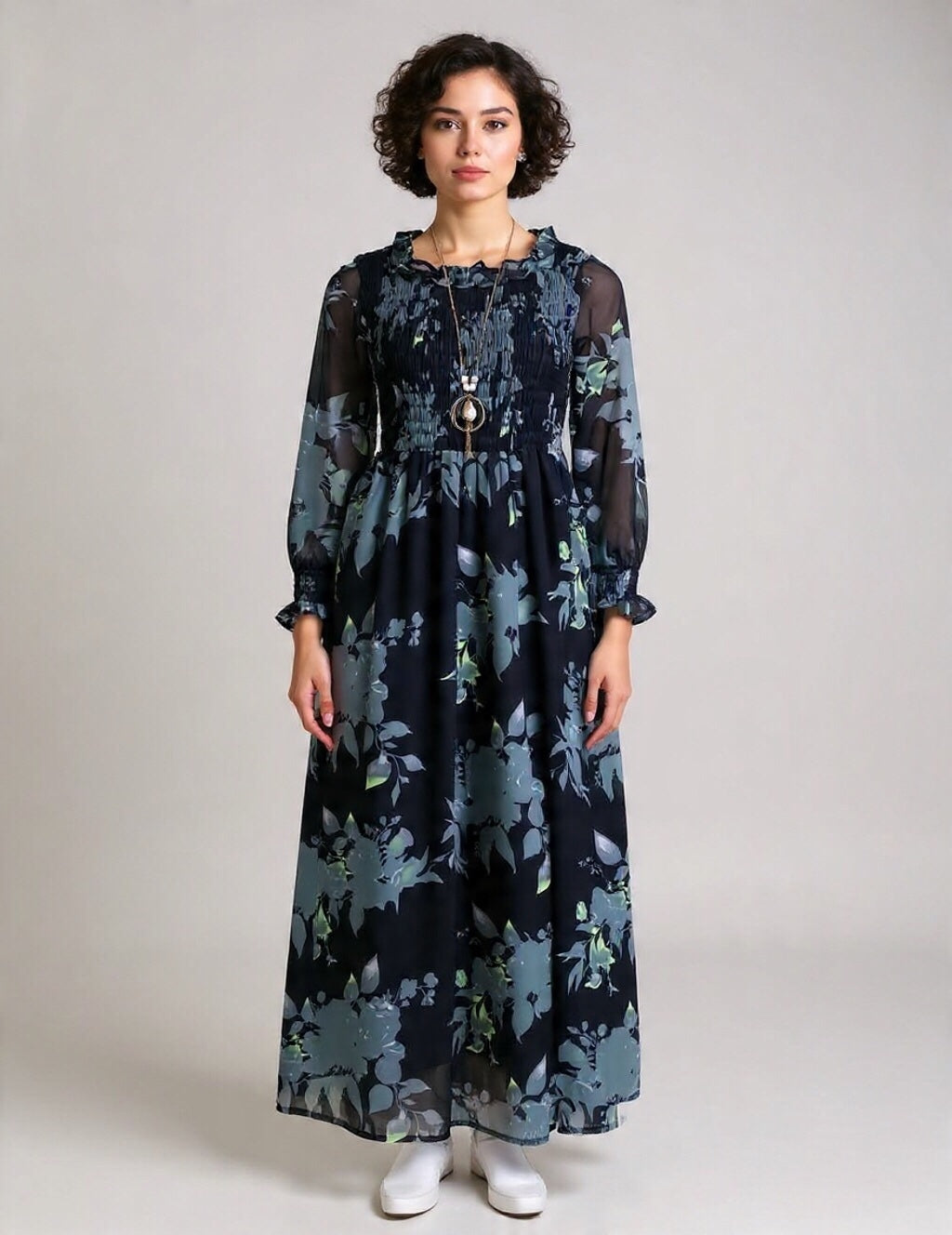 Floral Long Dress
