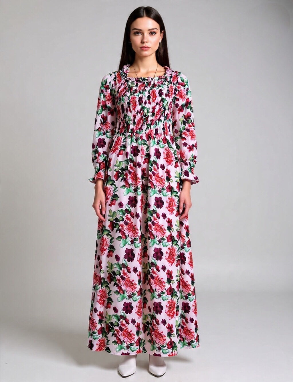 Floral Long Dress