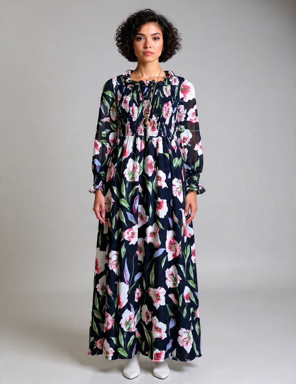 Floral Long Dress