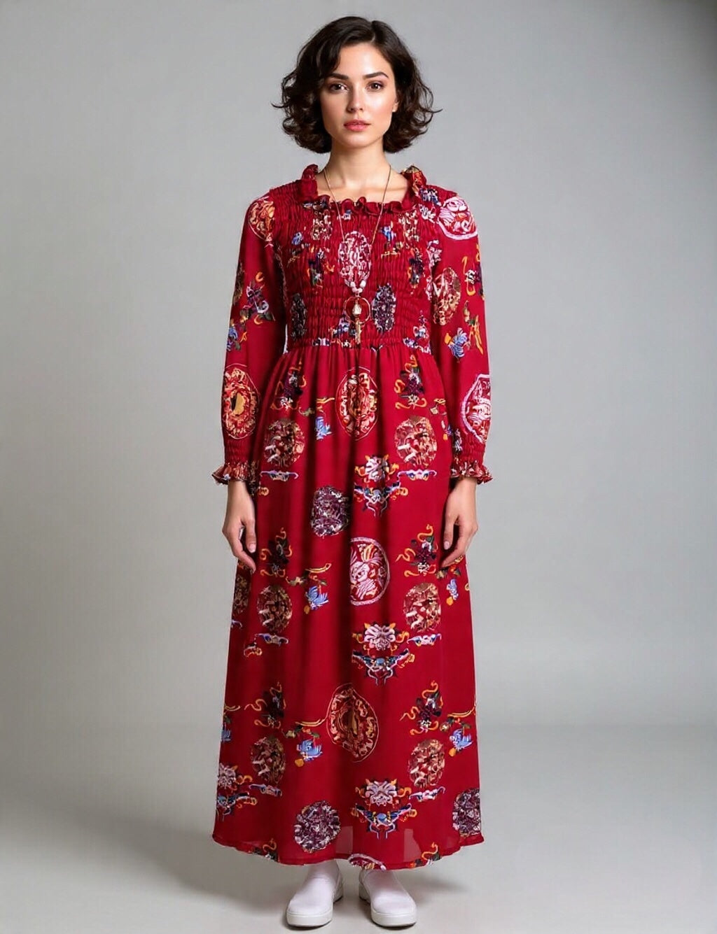 Floral Long Dress